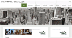 Desktop Screenshot of immo-markt.de